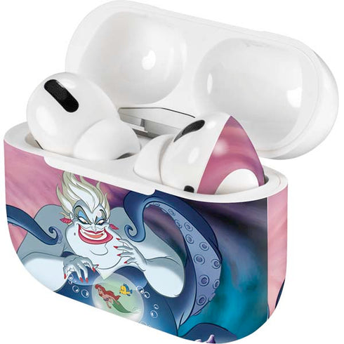 Disney Villains Ursula Ariel and Flounder Apple AirPods Pro Skin